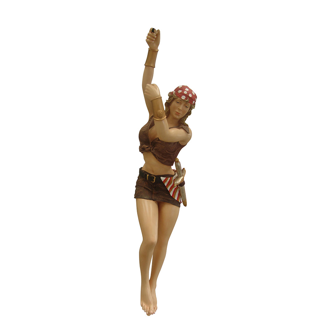 Hanging Sexy Pirate Life Size Statue