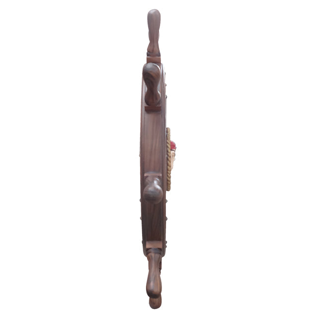 Skull Rudder Wheel Life Size Statue