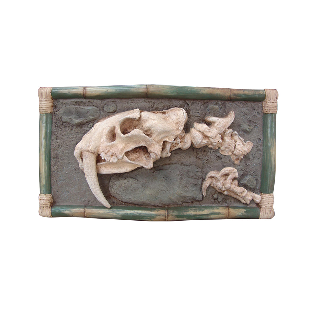 Wall Decor Dinosaur Skeleton Head Statue