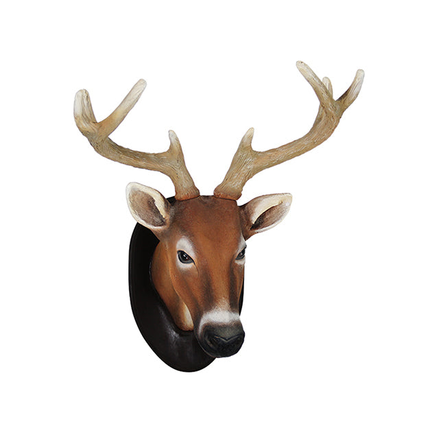 Wall Decor Young Deer Head Life Size Statue