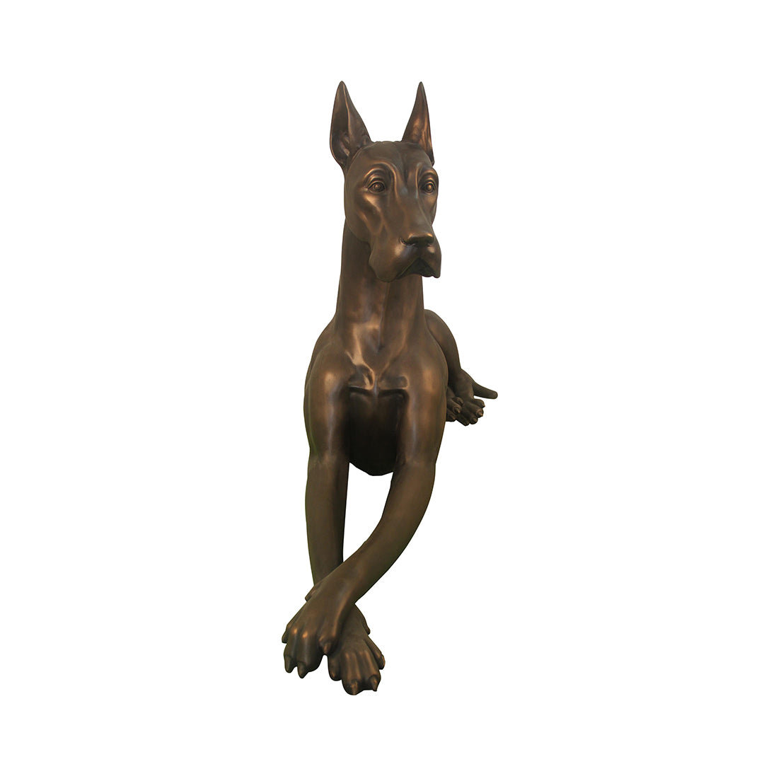 Bronze Great Dane Life Size Statue
