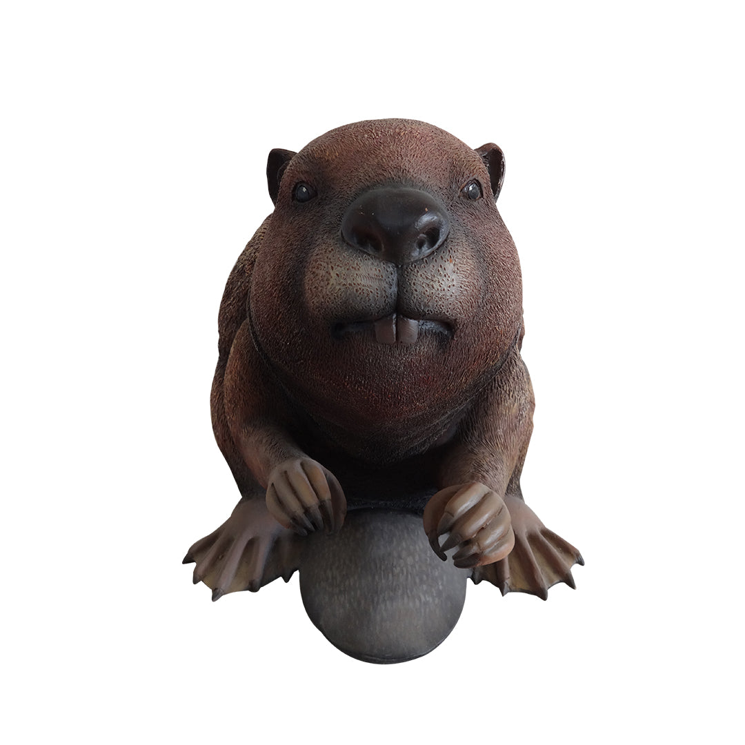 Beaver Life Size Statue