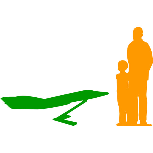 White Spaceship Statue