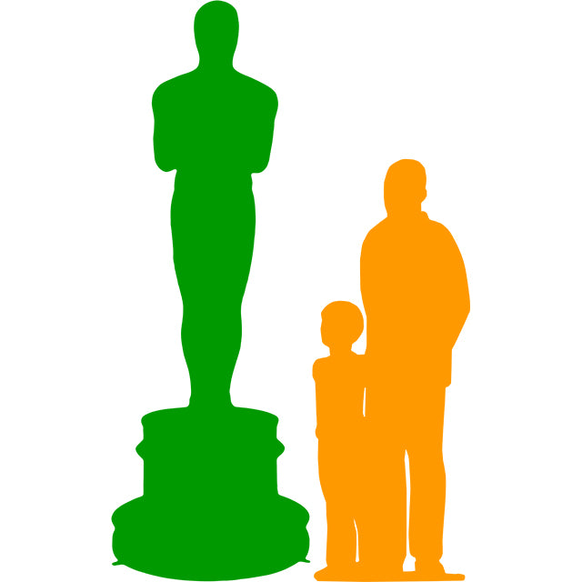 Trophy On Base Life Size Statue