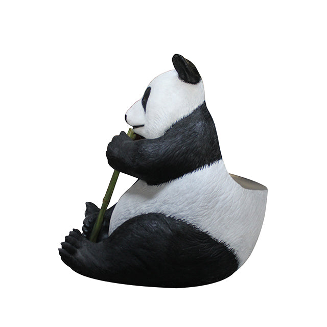 Panda Bear Bench Life Size Statue