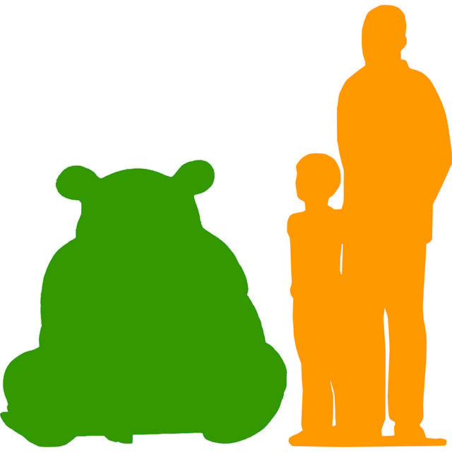 Panda Bear Bench Life Size Statue