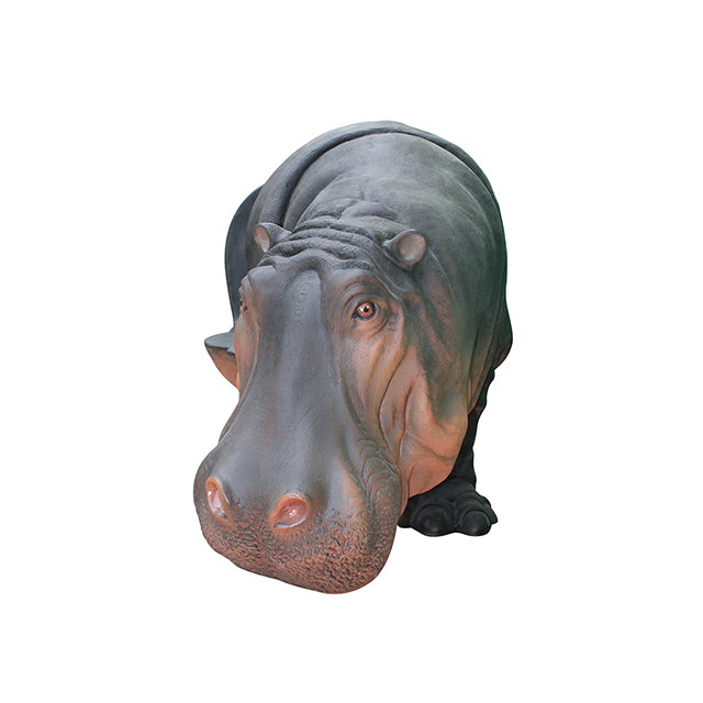 Hippopotamus Bench Life Size Statue