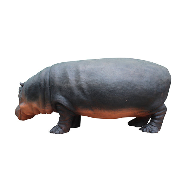 Hippopotamus Bench Life Size Statue
