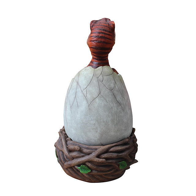 Raptor Hatching Dinosaur Egg Life Size Statue