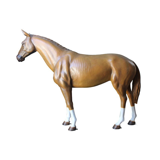 Standing Horse Life Size Statue
