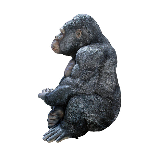 Gorilla Seat Photo Op Life Size Statue