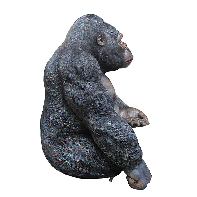 Gorilla Seat Photo Op Life Size Statue