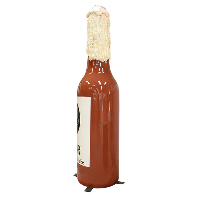 Beer Bottle Cracked Open Over Sized Statue