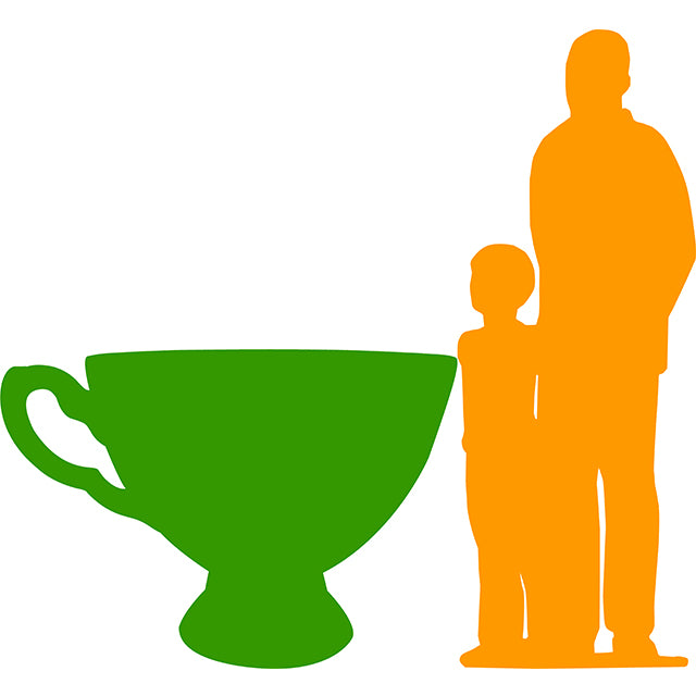 Tea Cup Over Sized Statue