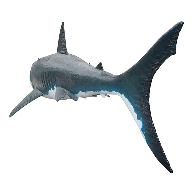 Hanging Great White Shark Life Size Statue