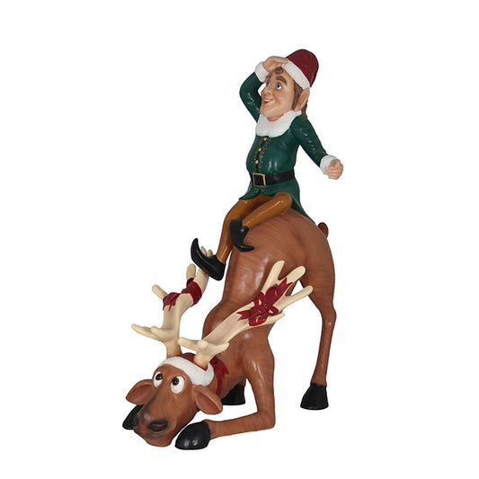 Elf Babbo And Reindeer Dasher - LM Treasures