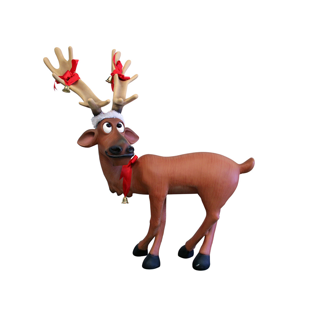 Reindeer Dasher Standing Crossed - LM Treasures