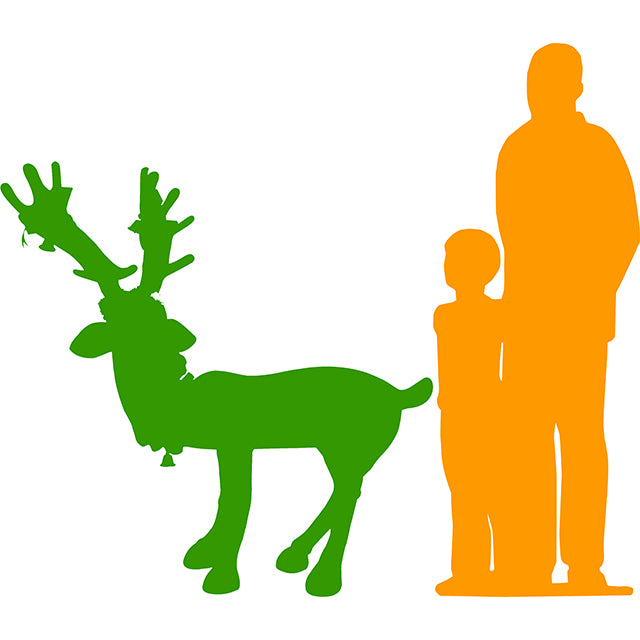 Reindeer Dasher Standing Crossed - LM Treasures