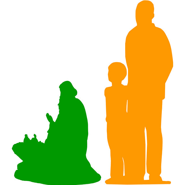 Nativity Family Holy With Base - LM Treasures