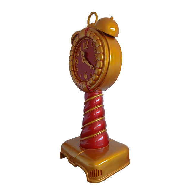 Santa Clock Life Size Statue