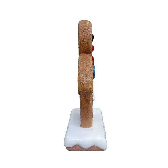 Gingerbread Boy Cookie Over Sized Statue