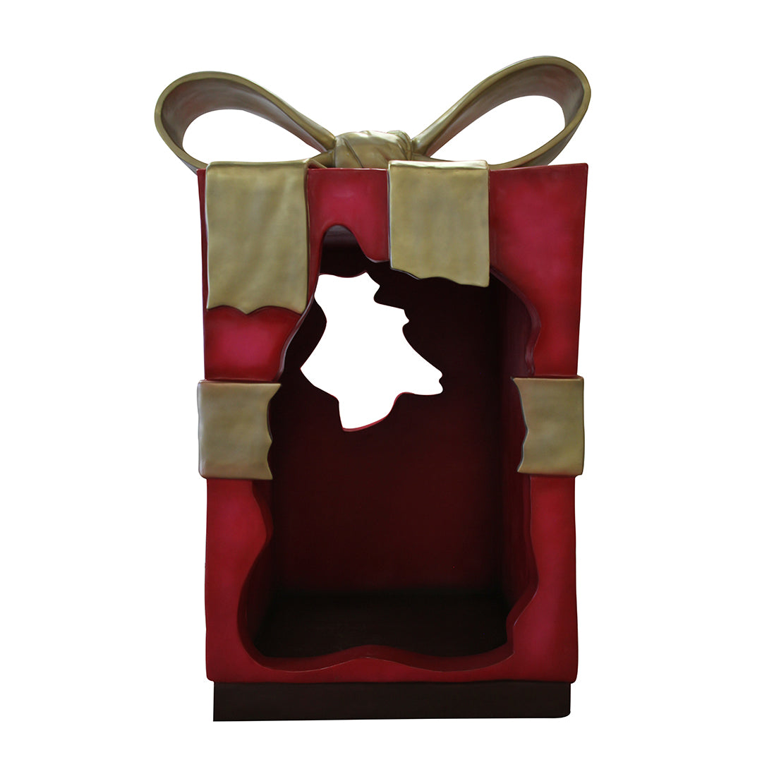 Giant Gift Box Photo Op Statue
