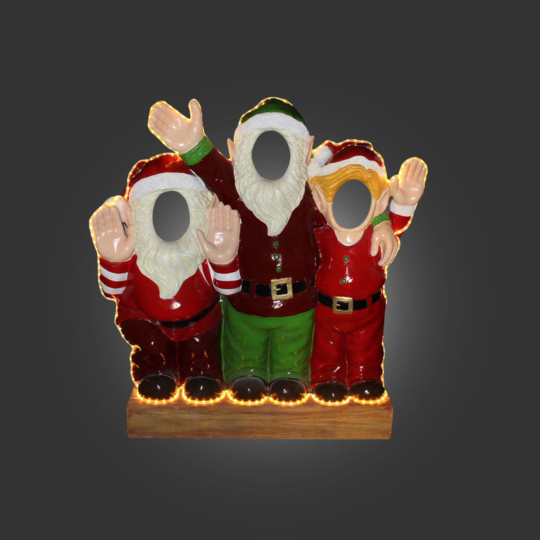 Photo Op Elves Happy (Light Up) - LM Treasures