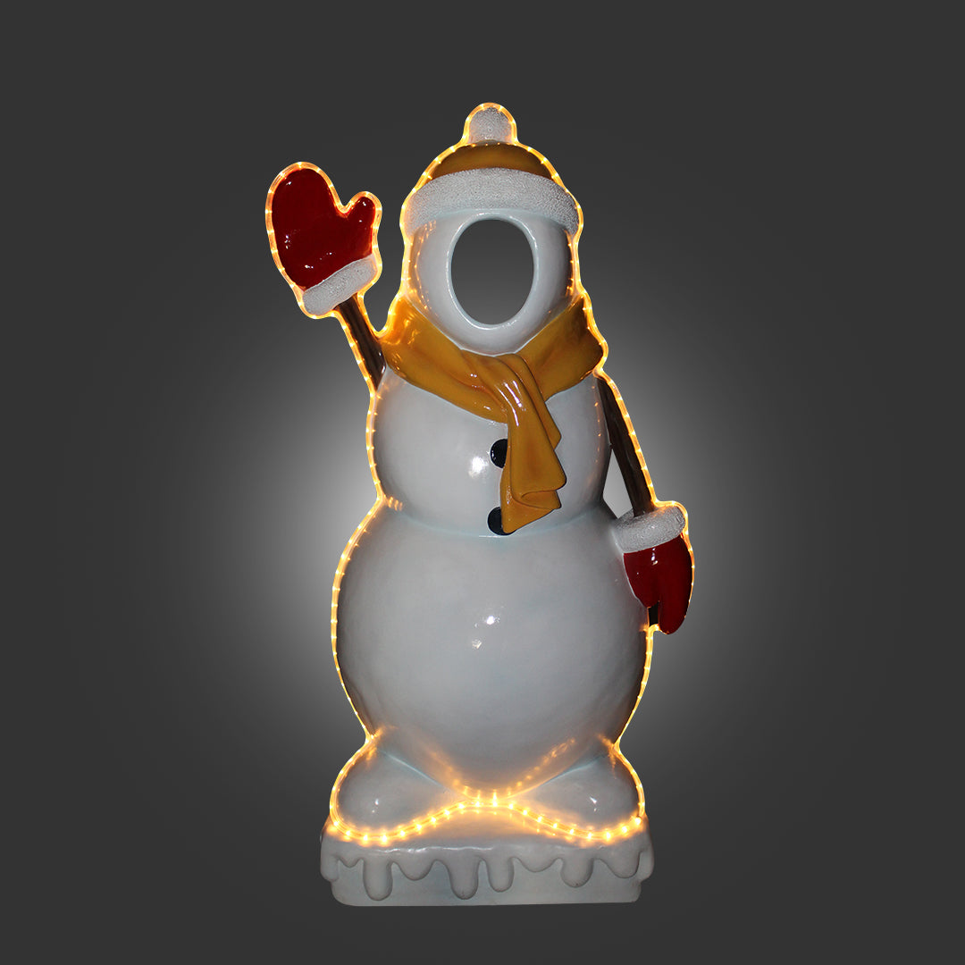 Photo Op Snowman Small (Light Up) - LM Treasures