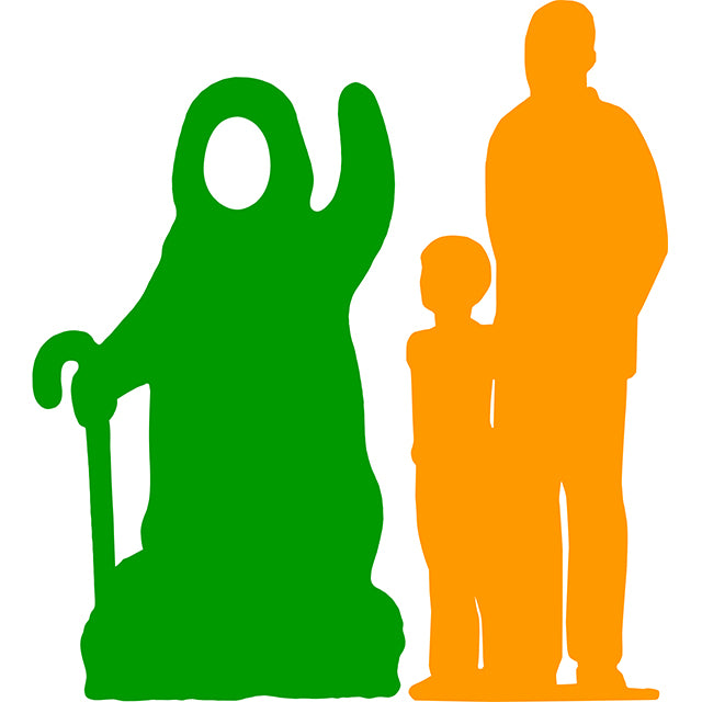Arctic Penguin Waving Photo Op Statue (Ready For Lights)