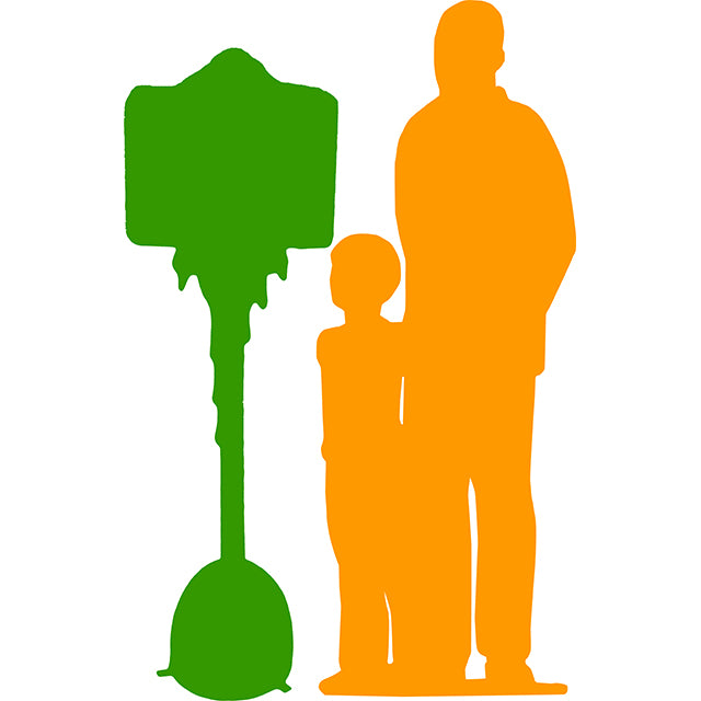 Sign North Pole Post Statue (Ready For Lights)