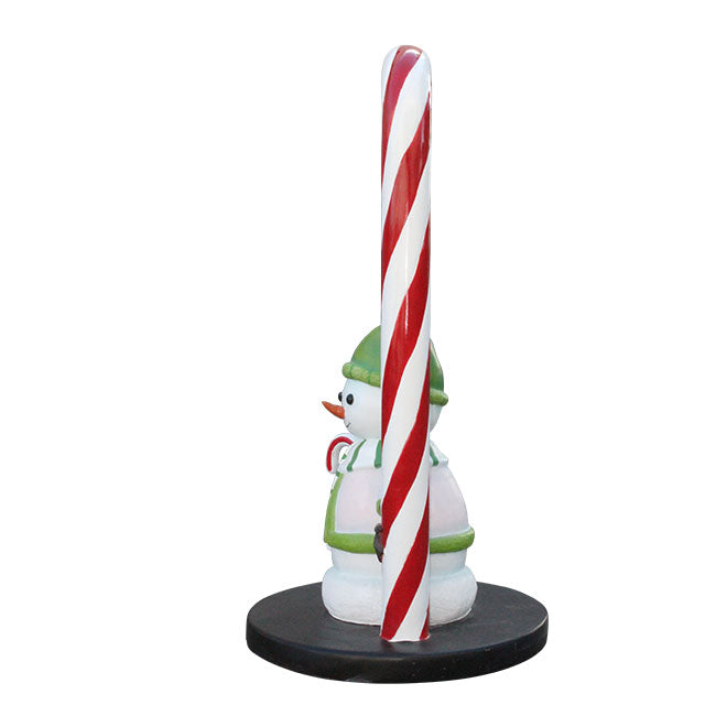 Candy Cane Snowman Mini - LM Treasures