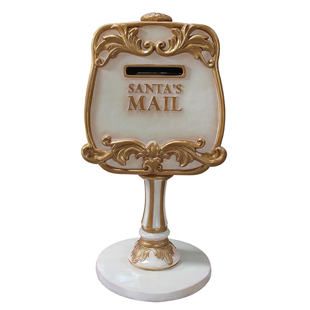 Santa Mailbox 3 Life Size Statue