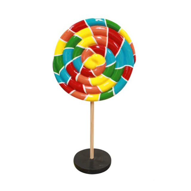 Twirl Lollipop Over Sized Statue