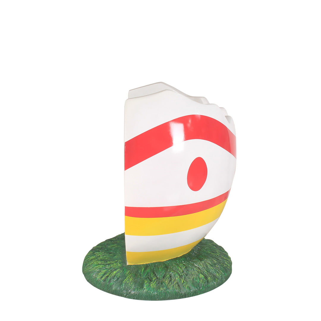 Cracked Easter Egg Photo Op Statue
