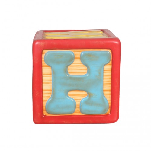 Letter Block Sides C,H,I,M,S,W Over Sized Statue