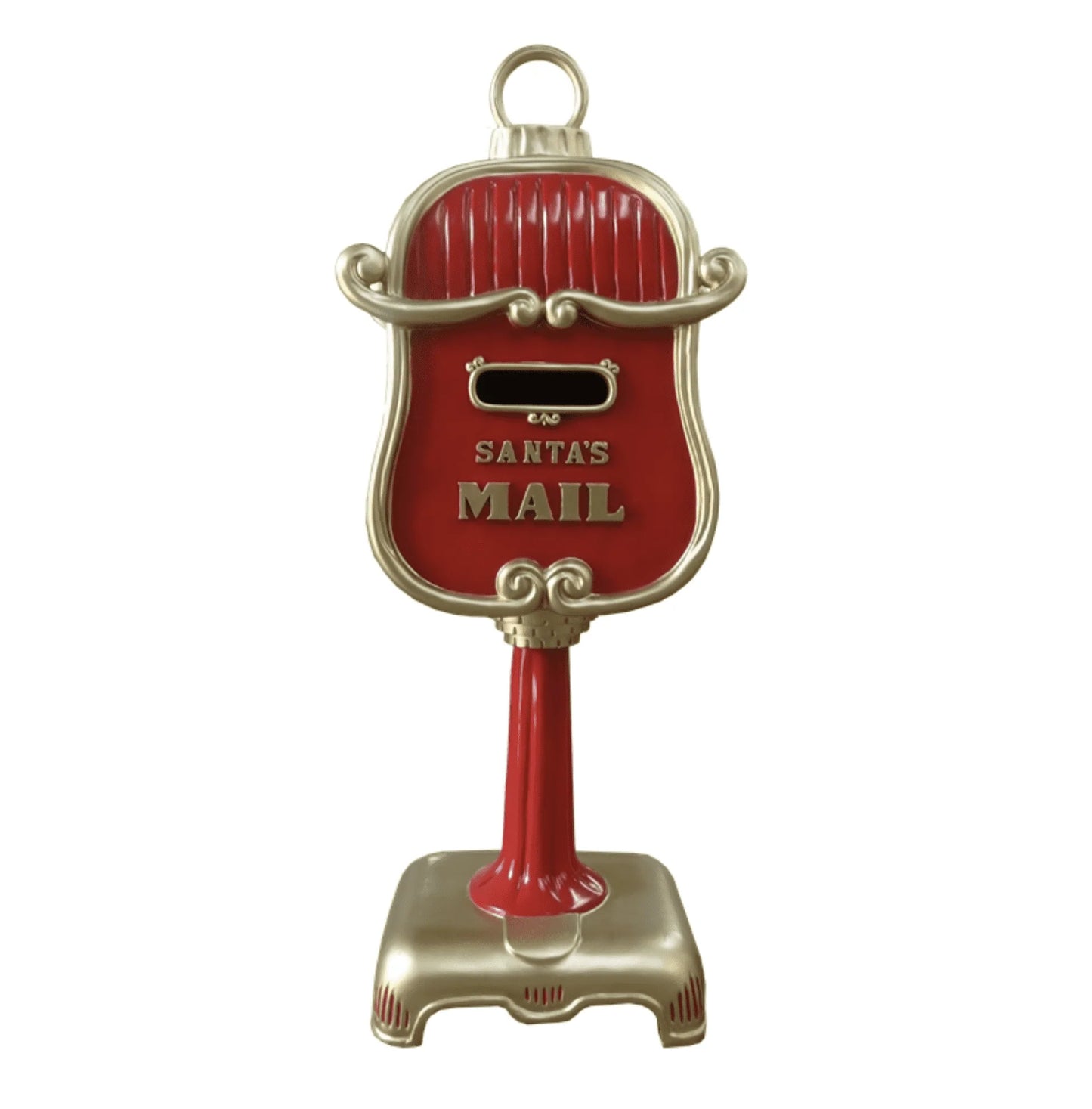 Mailbox Santa (Red/Gold) - LM Treasures