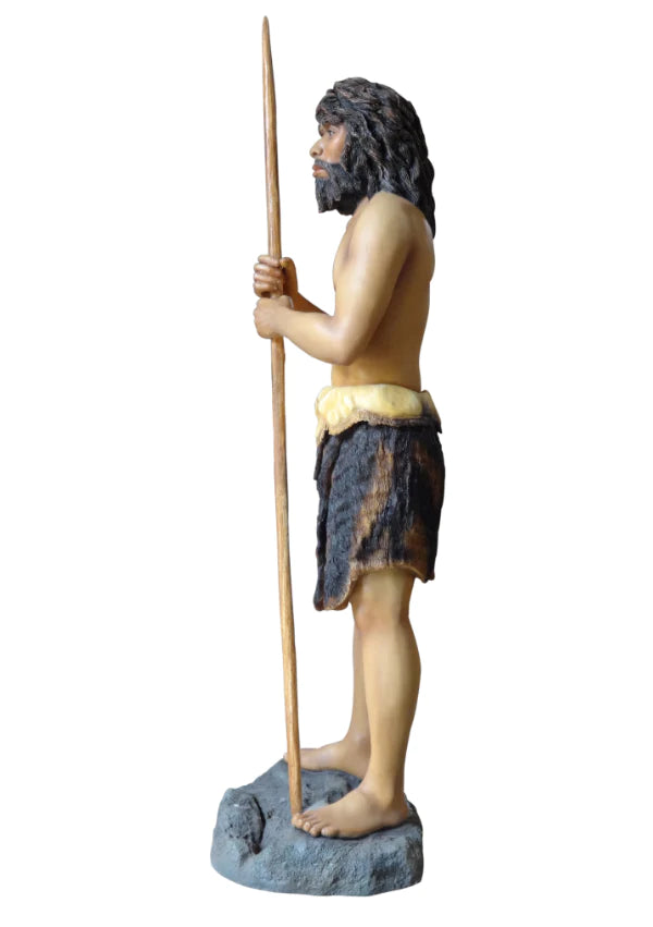 Young Cave Man Life Size Statue - LM Treasures