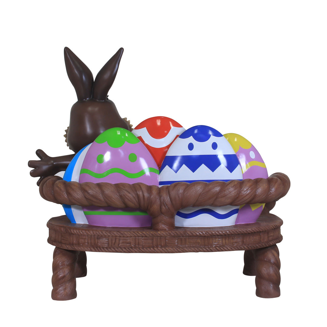Easter Egg Bench Over Sized Statue