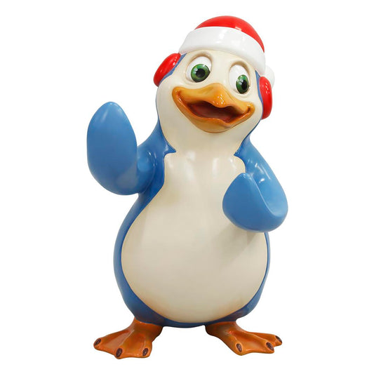 Comic Penguin Bob Building Life Size Statue