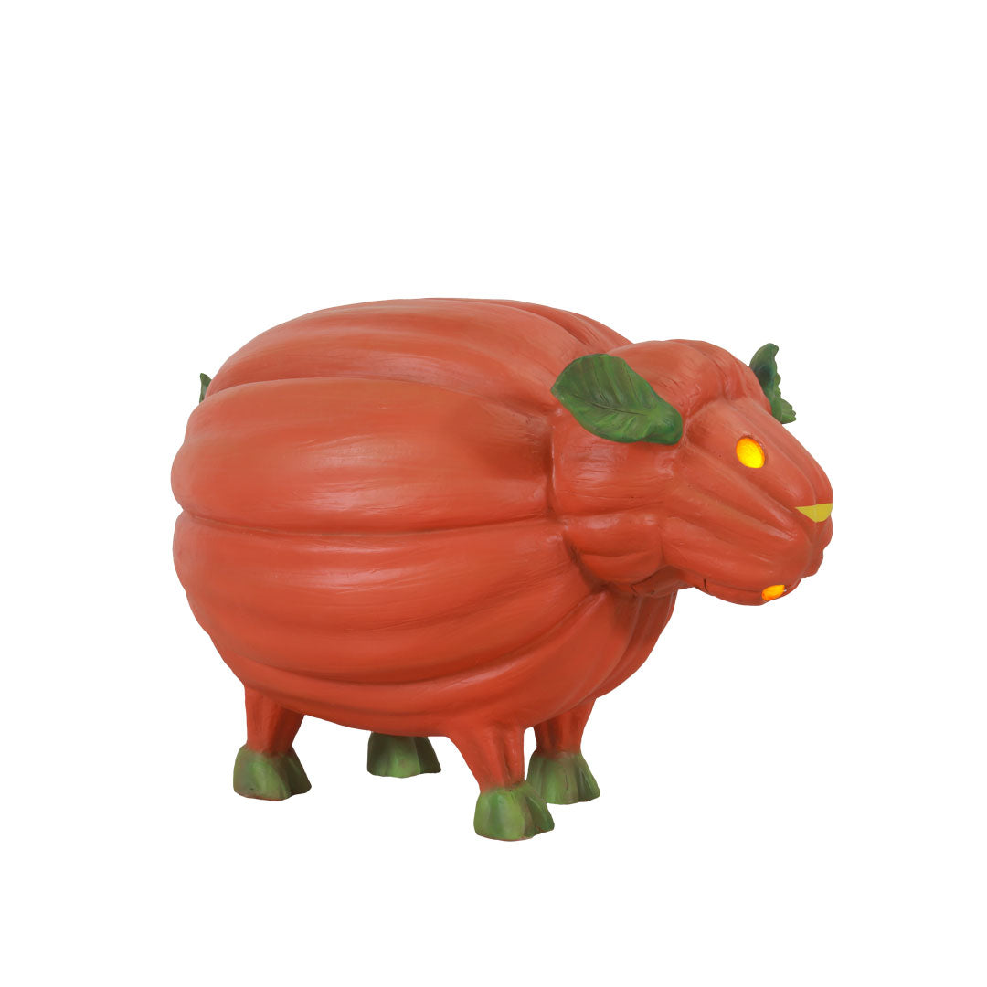 Pumpkin Sheep Light Over Sized Statue