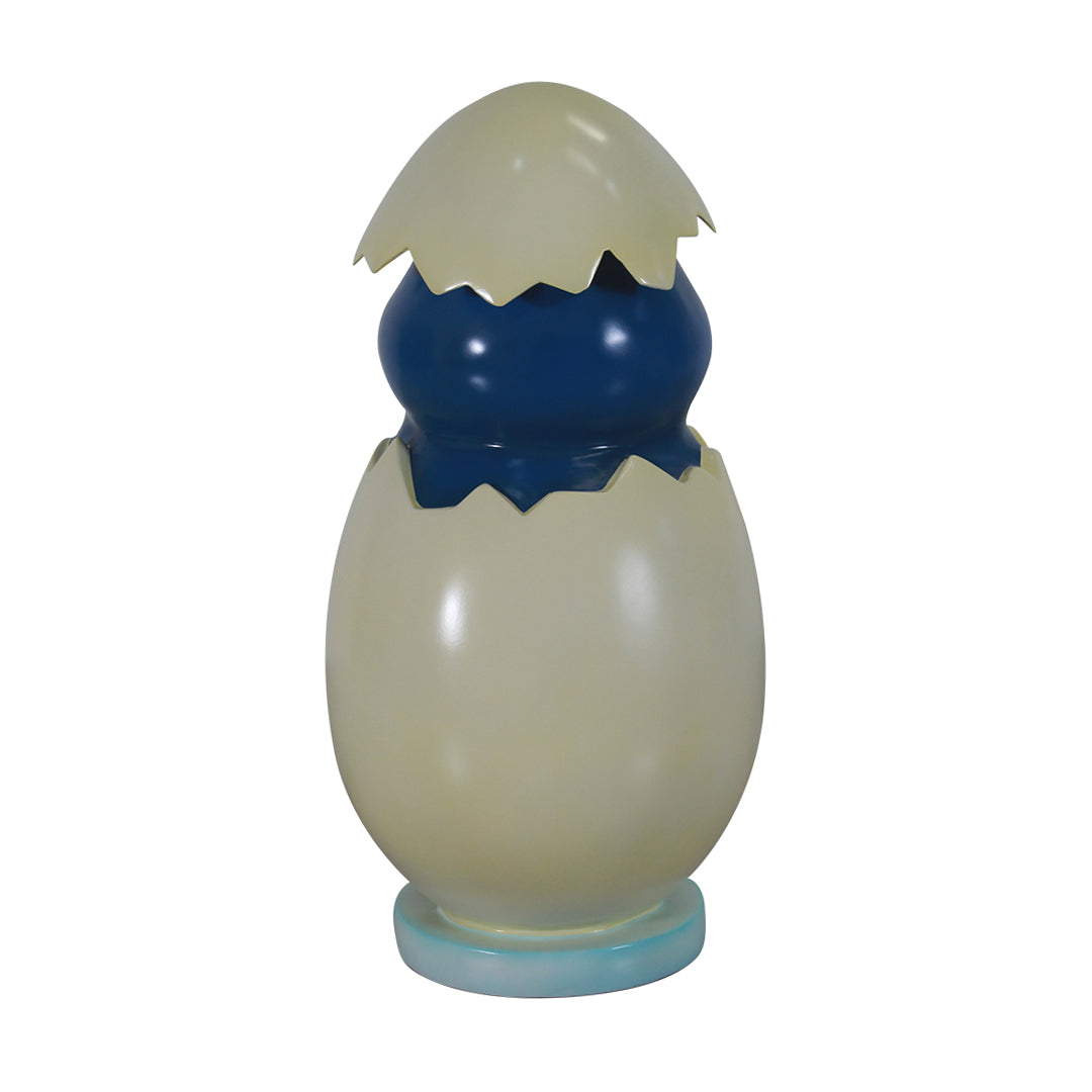 Comic Penguin Hatching Life Size Statue