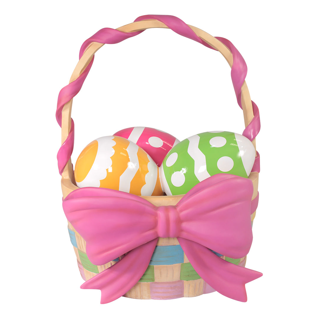 Easter Egg Basket Over Sized Statue