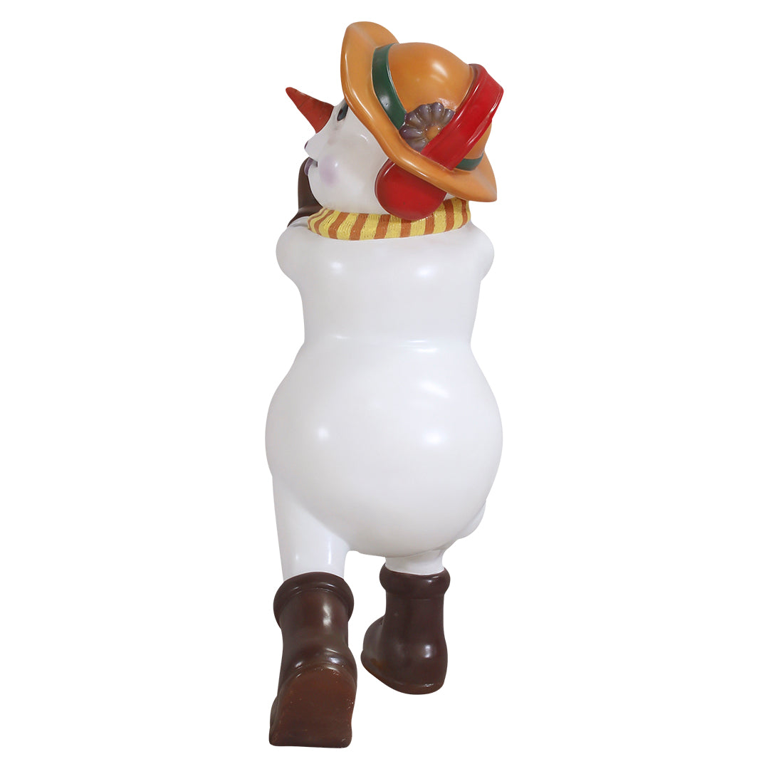 Snowman Ice Honey Over Sized Statue