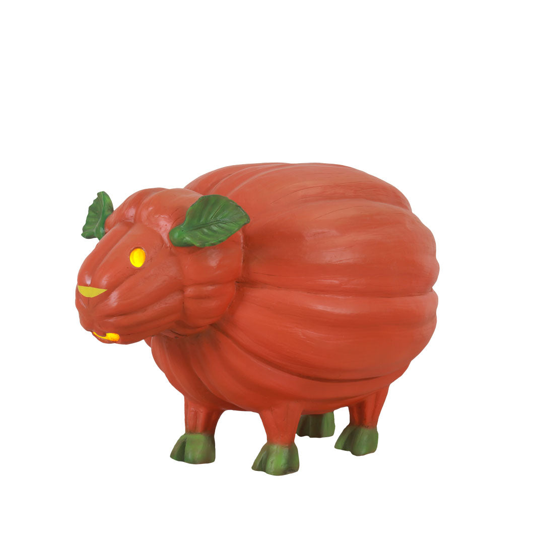 Pumpkin Sheep Light Over Sized Statue