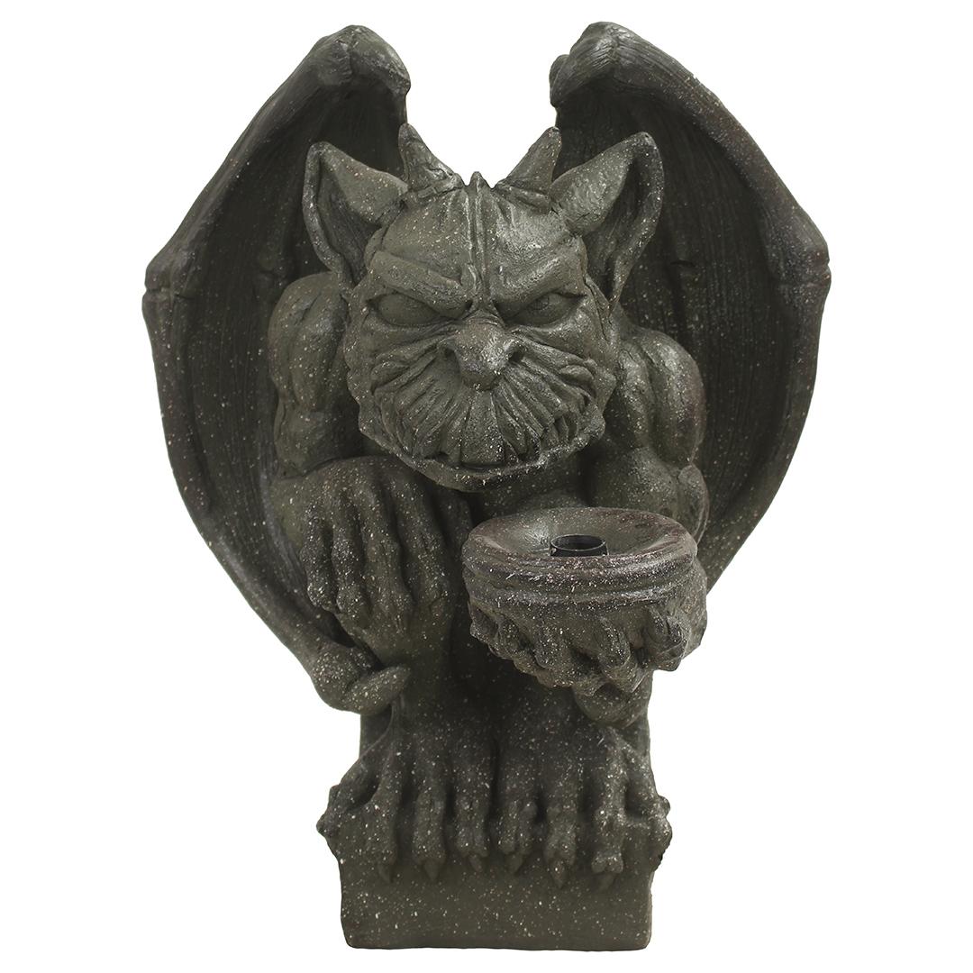 Gargoyle Sitting Over Sized Statue