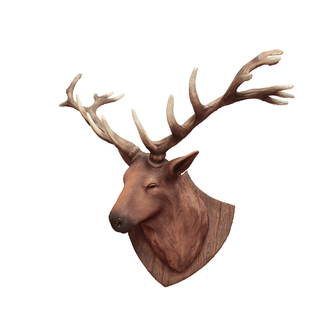 Wall Decor Stag Trophy Head Life Size Statue