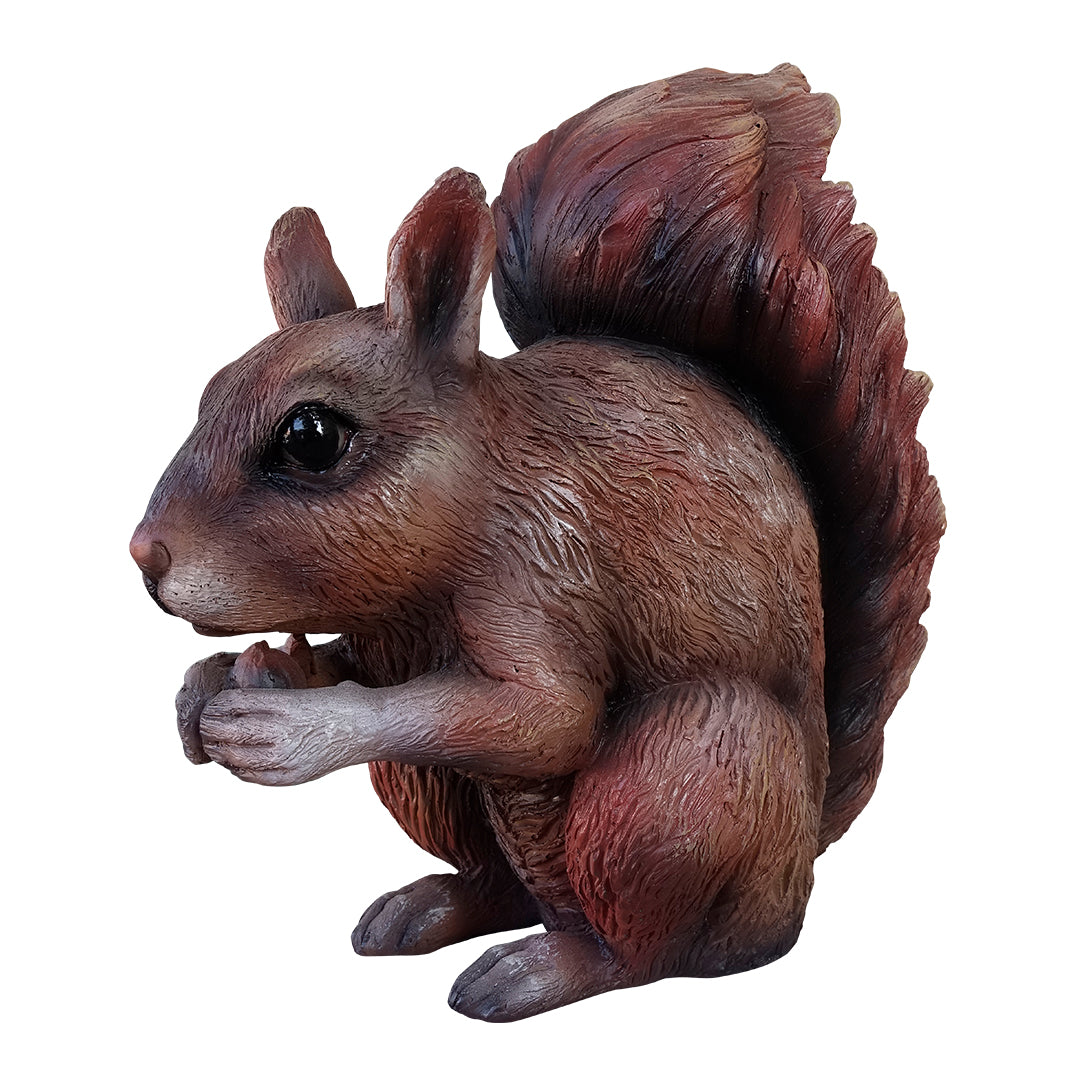 Squirrel With Nut Life Size Statue