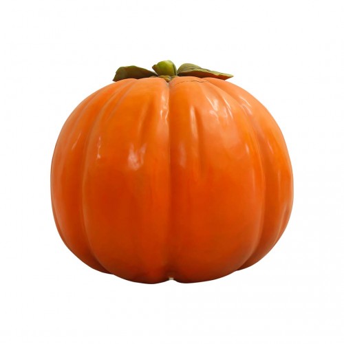 Pumpkin With Light Over Sized Statue