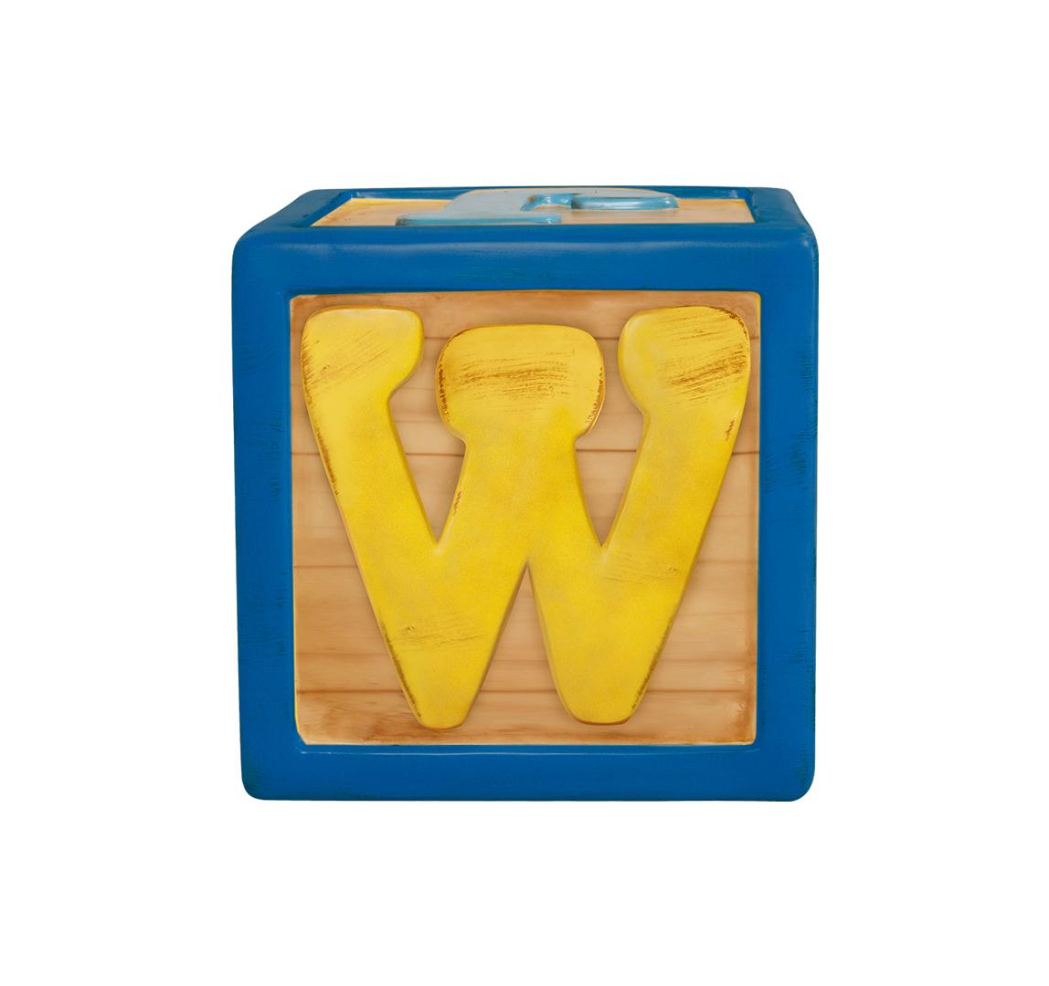 Letter Block Sides C,H,I,M,S,W Over Sized Statue
