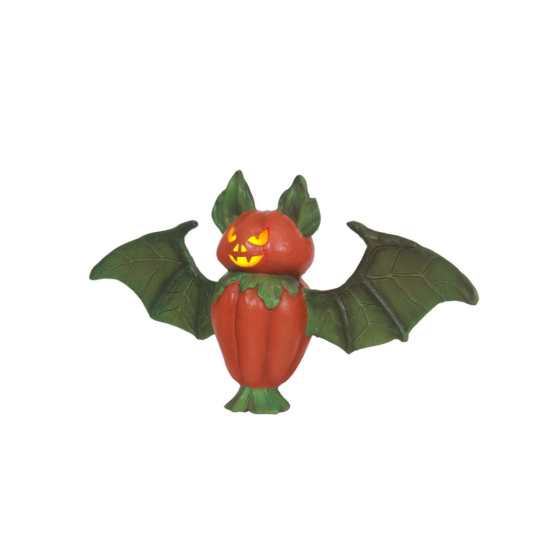 Pumpkin Bat Light Over Sized Statue